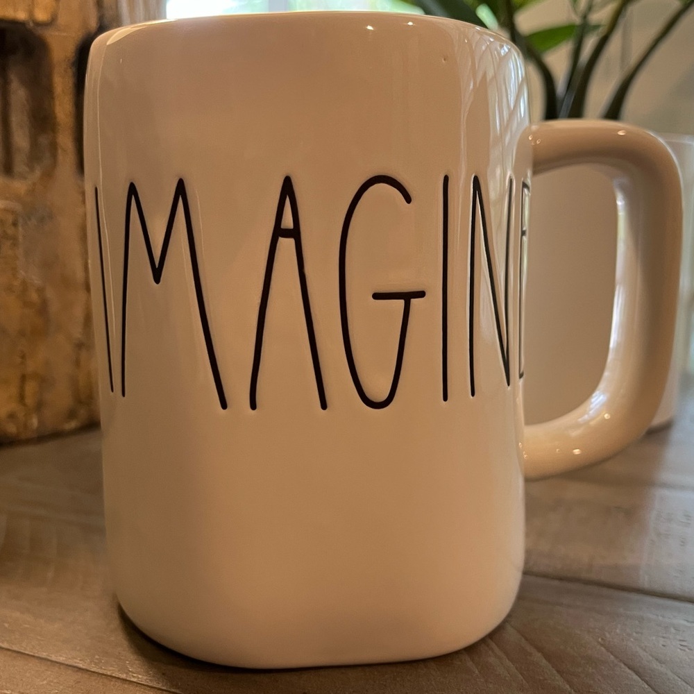 Rae Dunn Artisan Collection White IMAGINE Mug